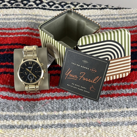 Fenmore Multifunction Gold-Tone Stainless Steel Watch - Picture 3 of 5